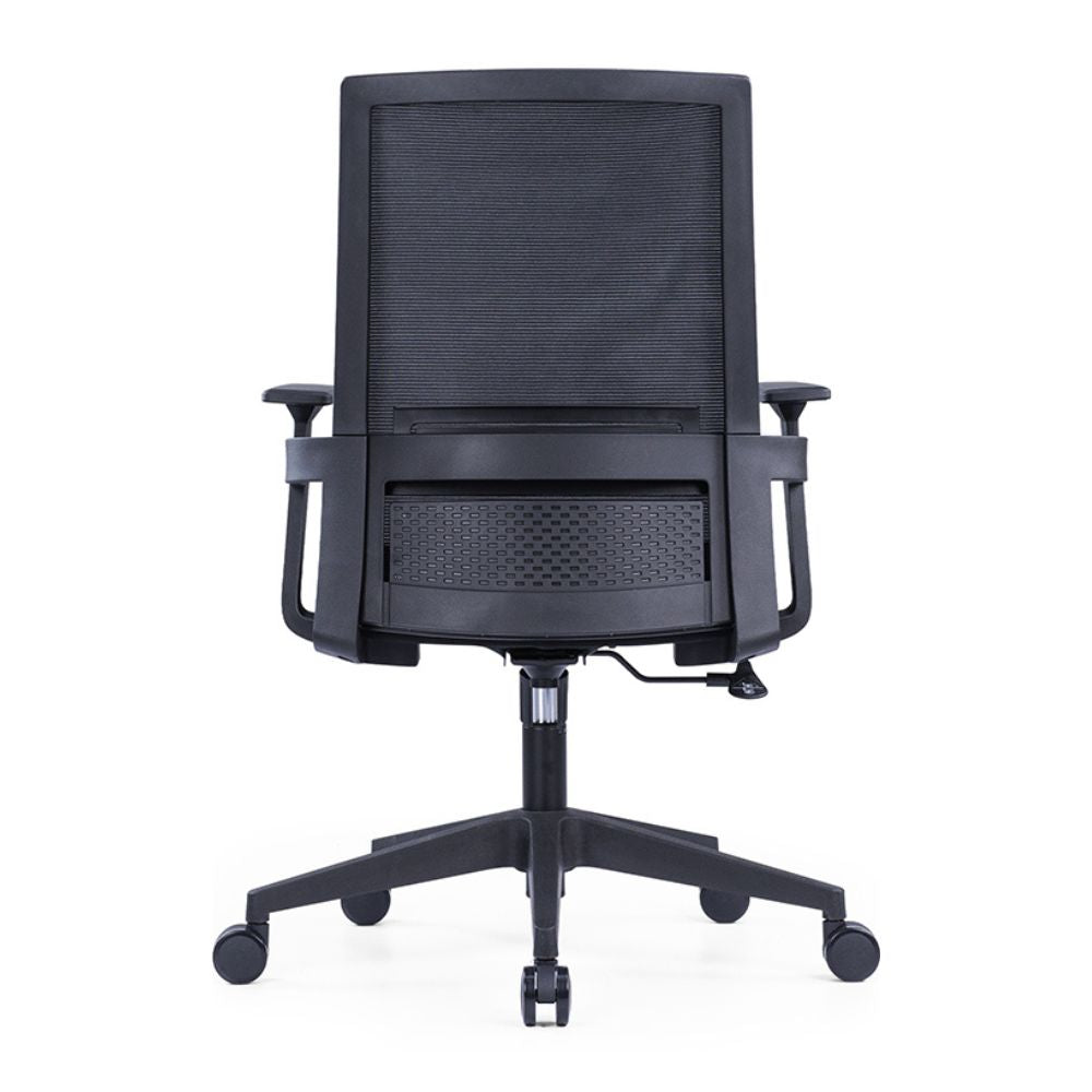 CH-268B Ergonomic Medium Back Chair (Black)