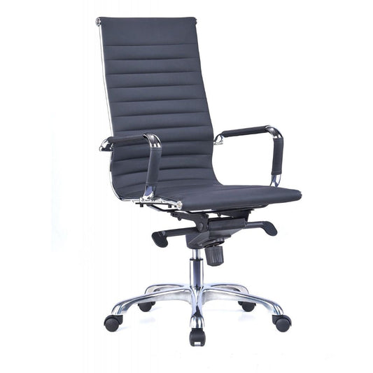 CH-021A-1 Ergonomic High Back Chair (Black)