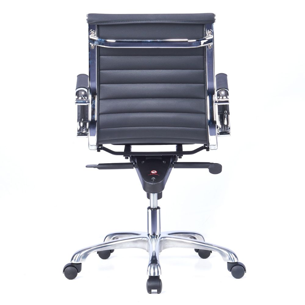 CH-021A-B Ergonomic Medium Back Chair (Black)