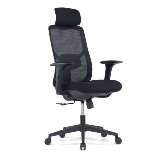 CH-226A Ergonomic High Back Chair (Black)
