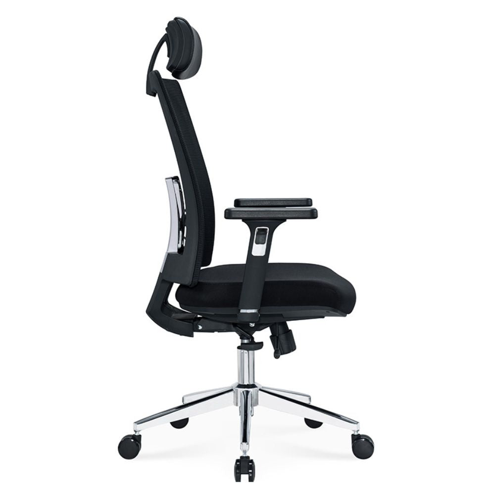 CH-247A Ergonomic High Back Chair (Black)