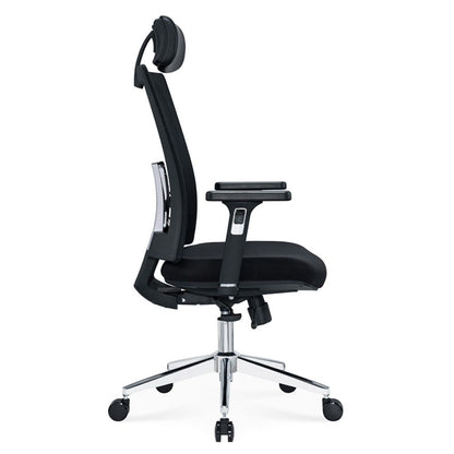 CH-247A Ergonomic High Back Chair (Black)