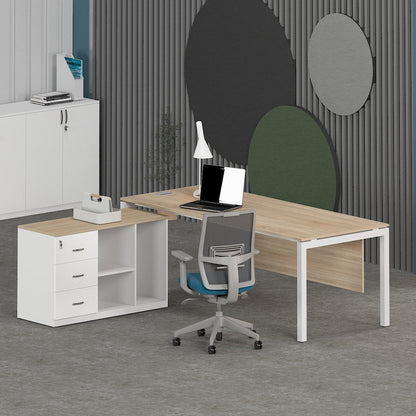 Matrix Office Executive Desk (with Side Cabinet) | Office Furniture Manufacturer & Supplier in Dubai | null
