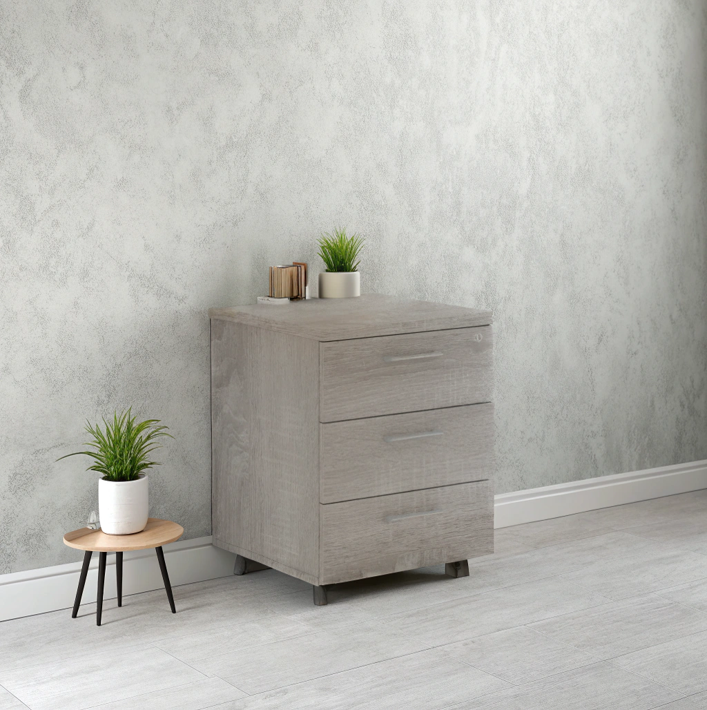 XTEN Mobile drawer - Sonoma oak - 465x465x634 mm