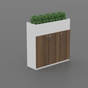 Side Workstation Cabinet (With planter box)